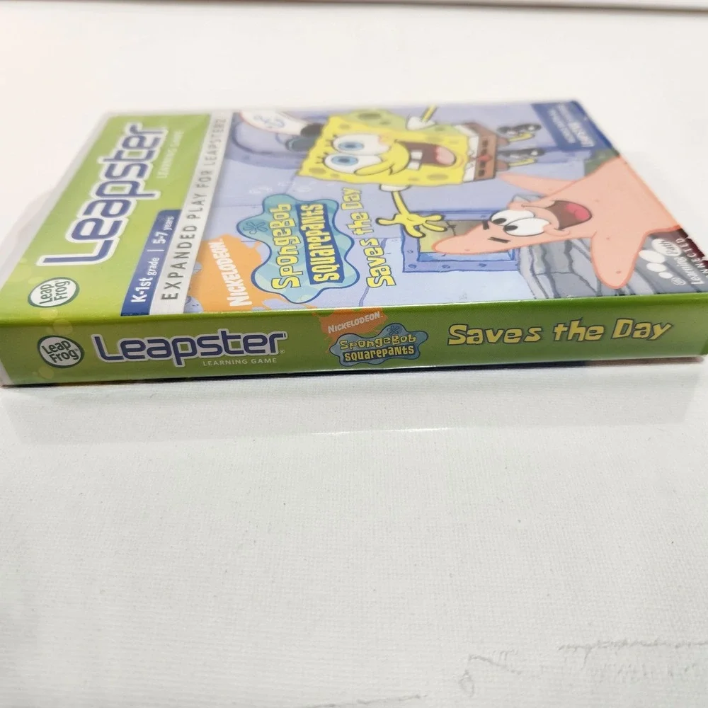 SpongeBob Squarepants‎ Saves the Day Game (Leapster 2, 2007) Complete